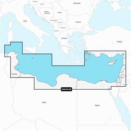 Garmin Navionics Harita Kartı Akdeniz Bölgesi