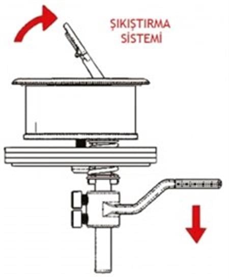 Gömme kulplu kilit anahtarlı
