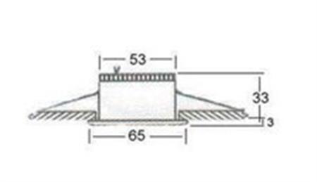 Halojen Spot Paslanmaz Çelik 12V/10W