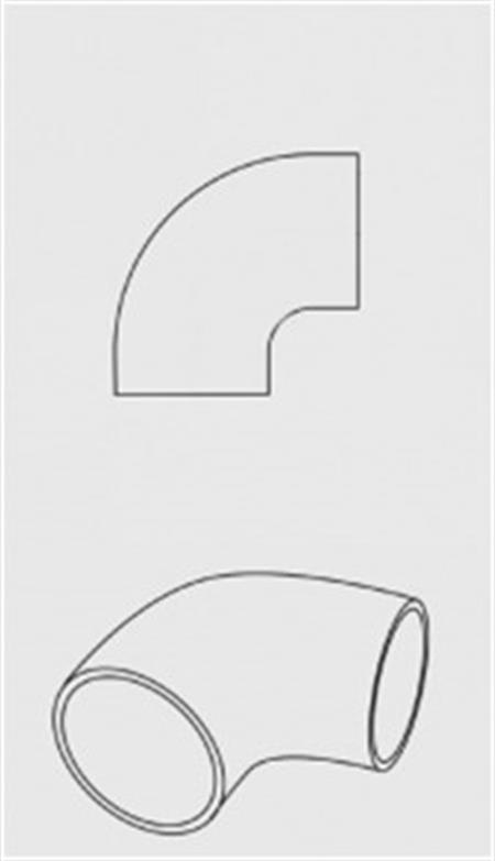 Halyard Esnek 90 derece siyah EPDM dirsek 120°C maks