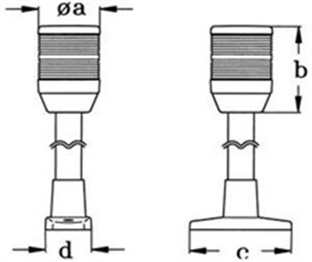 Hella Çıpa feneri 12V/10W Siyah