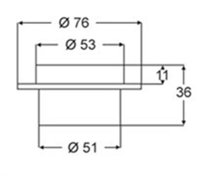 Hella Marine 8509 Halojen Spot, Gömme Montaj Kromaj