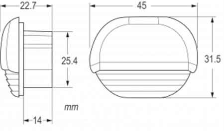 Hella Marine Apelo RGB Merdiven Lambası