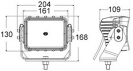 Hella Marine AS3 Ağır Hizmet Led Projektör