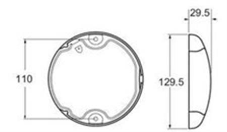 Hella Marine EuroLed Tavan Lambası 9-33V D.C