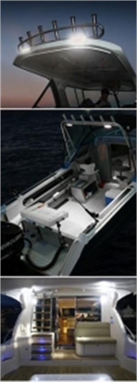 Hella Marine Sea Hawk XL Ledli Güverte Aydınlatma Lambası Braketli