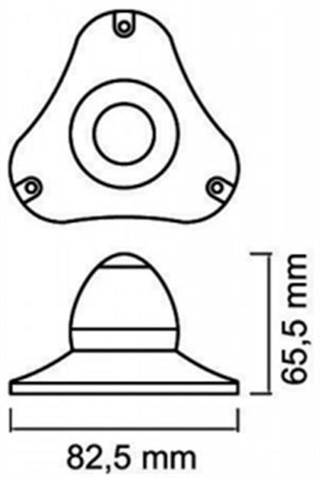 Hella Marine Sphera II Led Navigasyon Demir Feneri