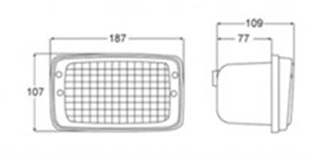 Hella Marine Süper Güçlü Güverte Aydınlatma Lambası 8542