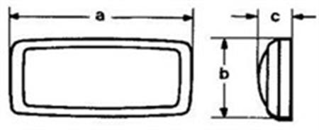 Hella Marine Tavan Lambası 12/24V 10-20W