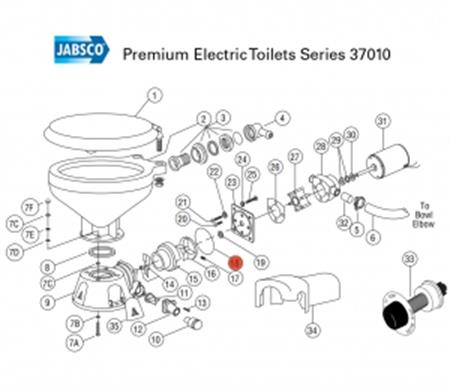 Jabsco 43990-0066 O-ring 