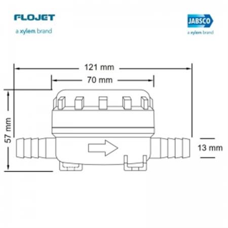 Jabsco pompa filtresi