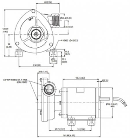 Jabsco Santrifüj Siklon Pompa