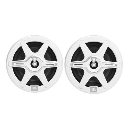 JBL Marin Club Serisi Hoparlör - 16.5cm 225 Watt RGB - Beyaz & Gri 