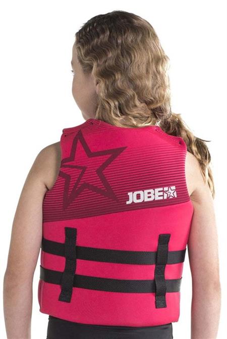 JOBE Çocuk Can Yeleği Pembe 8 Yaş Neopren Kumaş