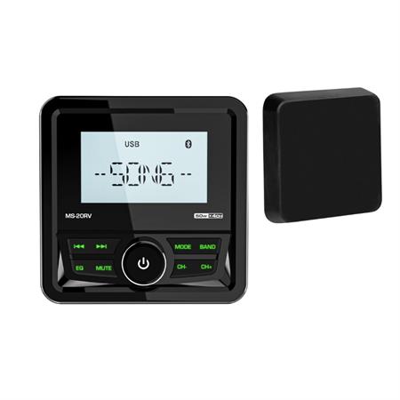 Kare USB Girişli Bluetoothlu Marine Teyp