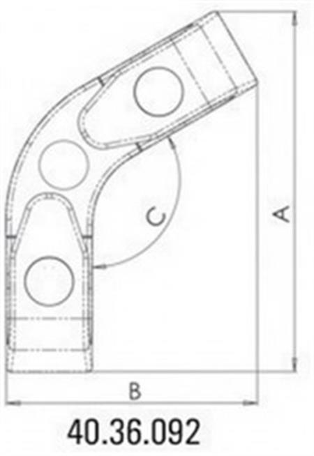 Köşe kurtağızı 163x113x56