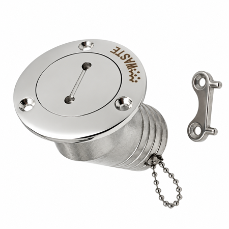 Krom Atık Su Dolum Ağzı 38 mm - Eğimli