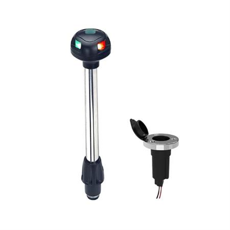 Krom Bayrak Direği İskele Sancak 28CM 12V