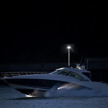 Krom Led Yatarlı Bayrak Direği 12V 60 cm