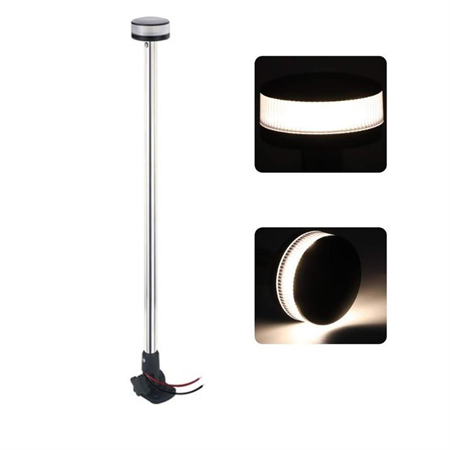 Krom Led Yatarlı Bayrak Direği 12V 60 cm