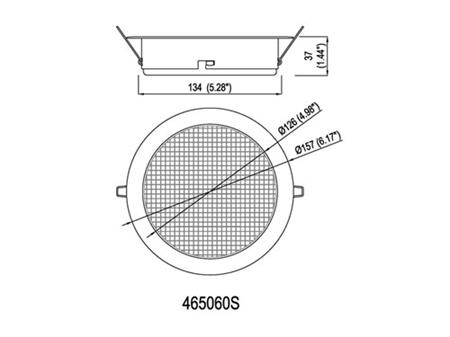 Krom Spot 4 Ledli 12v Gün Işığı
