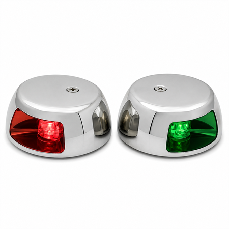 Labarka LED Baş İskele Sancak Feneri Krom İkili 12V