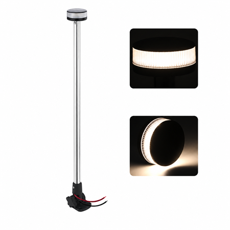Labarka LED Krom Yatarlı Bayrak Direği 12V 60 cm