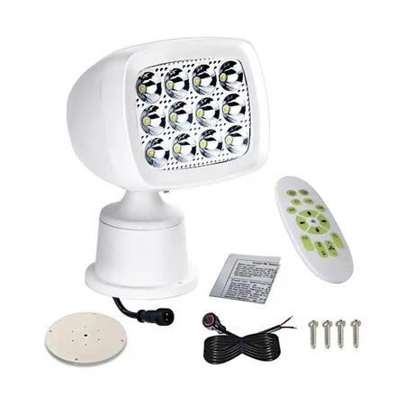 Labarka Uzaktan Kumandalı LED Projektör 12/24V 60W Beyaz (Flaş/SOS)