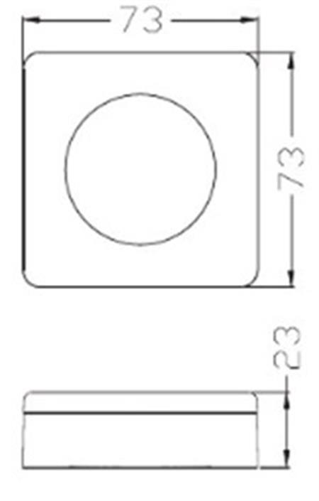 Ledli Lamba Gömme/Yüzeye Montaj - Sıcak Beyaz 12/24V
