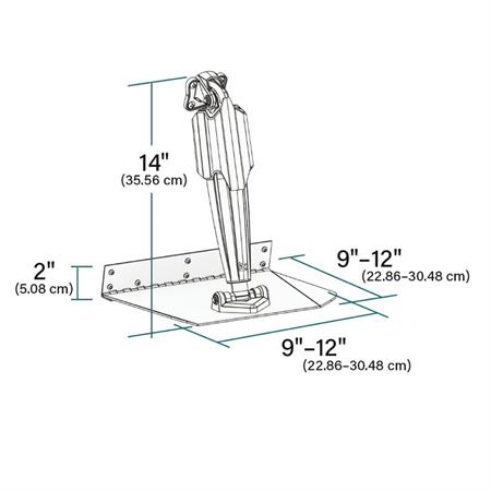 Lenco Marine Pro Control Assist Standard Mount Flap Seti 12V