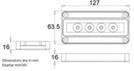 Lumitec Nevis yüksek güçlü makine dairesi aydınlatma lambası