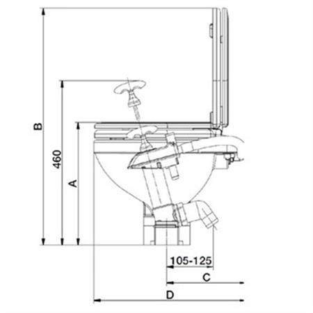 Matromarine Manuel Tuvalet Büyük Taş