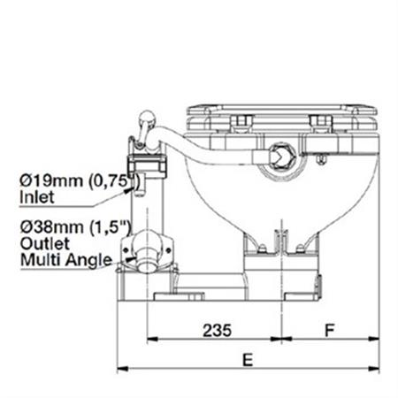 Matromarine Manuel Tuvalet Küçük Taş