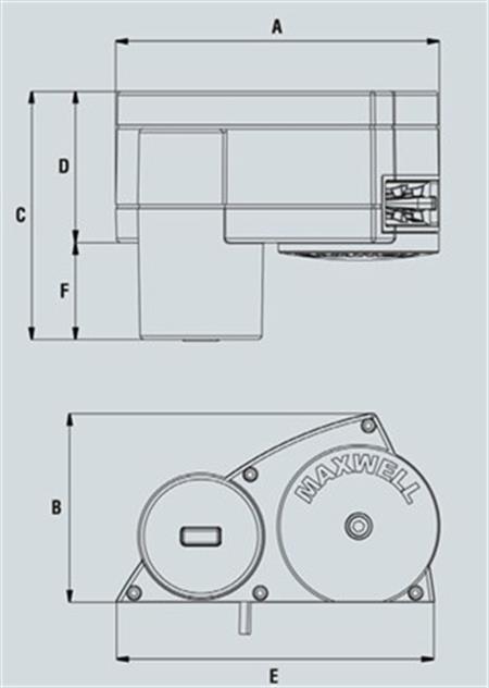 Maxwell HRC-10 600W 12V 8mm Tambursuz Yatık Irgat
