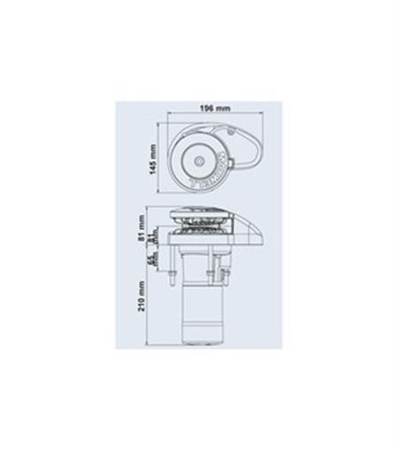 Maxwell RC-6 500W 24V 6 mm Tambursuz Dİk Irgat