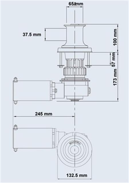 Maxwell VC 1000 Serisi 1000W 24V Tamburlu Irgat