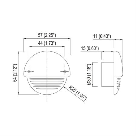 Labarka LED Merdiven Lambası 24V Beyaz