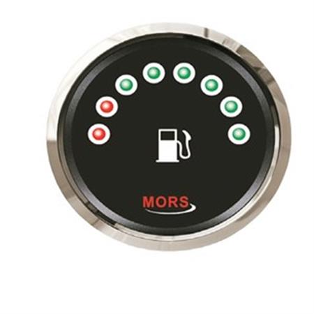 Mors Dijital Yakıt Göstergesi Siyah 12-24V 55mm