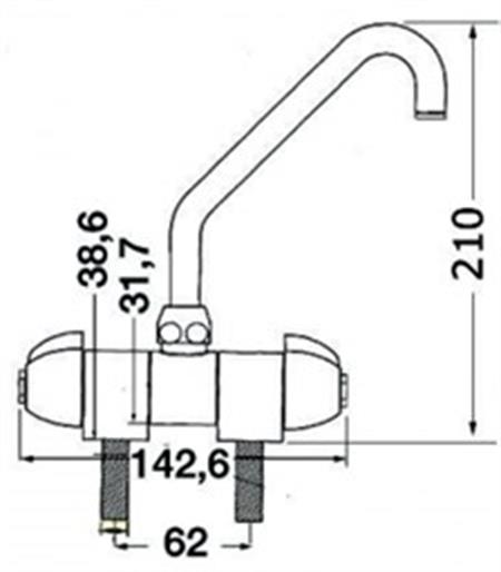 Musluk Kromaj Sıcak/Soğuk