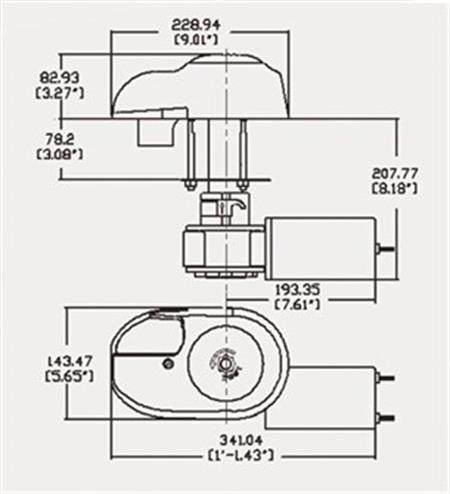 Nautilus 500W 12V 6 mm Tambursuz Dik Irgat
