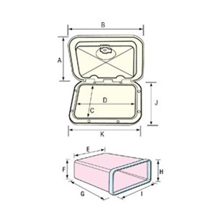 Nuova Rade Torpido Kutusu Kilitli