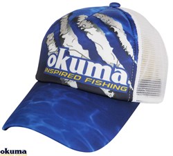 Okuma Blue Mesh Back Şapka