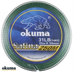Okuma Safina 4 Örgü 250 mt 0,41 mm Yeşil ip
