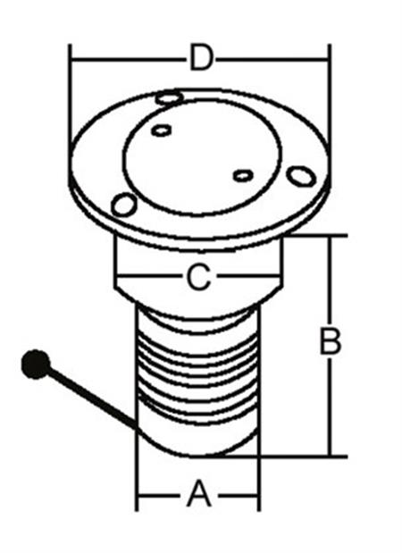 Paslanmaz Çelik Su Dolum ağızı 38mm