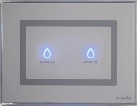 Planus Beyaz Full Glass Touch Panel 2 Butonlu