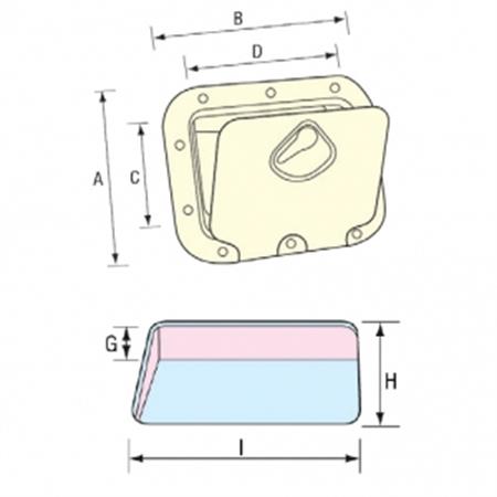 Plasitk kapak, saklama kutulu