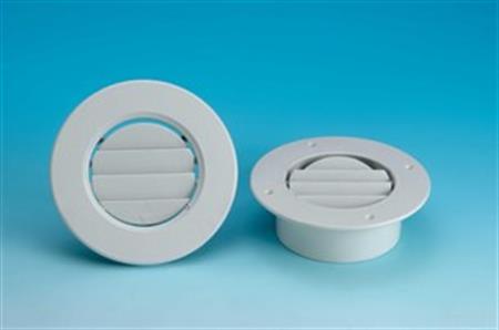 PLASTİK HAVA ÇIKIŞ MENFEZİ BEYAZ Ø165MM
