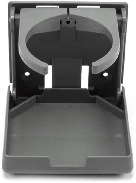 Plastik Katlanır Bardaklık, Ayarlanabilir Gri