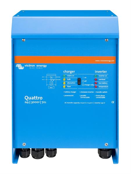 Victron Energy Quattro İnvertör/Redresör 24A-3000VA-70A