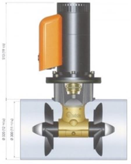 Quick Baş Manevra Pervanesi. 250kgf. 24V.